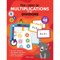 Mon cahier de multiplications et de divisions - 9782898530951