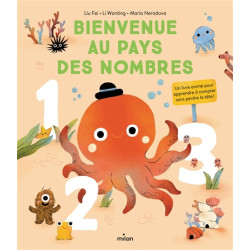 Bienvenue au pays des nombres : un livre animé pour apprendre à compter sans perdre la tête ! - 9782408043520