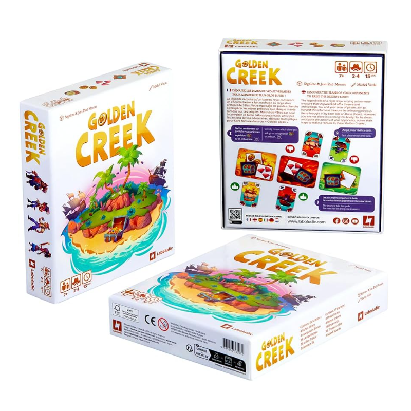 Golden Creek - Jeu de Société - Version Française - 9791036365072