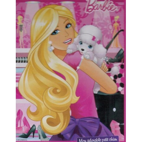 Barbie avec son chien. Puzzle 49 pièces