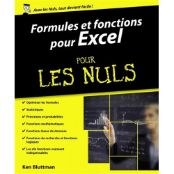 Formules et fonctions pour Excel pour les nuls : versions  2010, 2013 et 2016 - 9782754085588