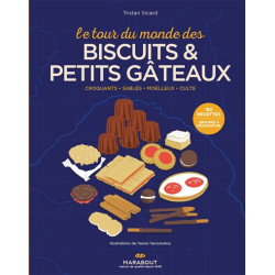 Le tour du monde des biscuits & petits gâteaux : croquants, sablés, moelleux, culte : 180 recettes, origines & géographie - 9