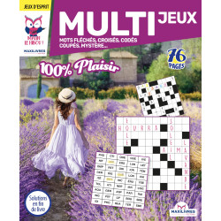 JEUX D'ESPRIT - MULTI JEUX -100% plaisir (Lavande) - 9782754233057