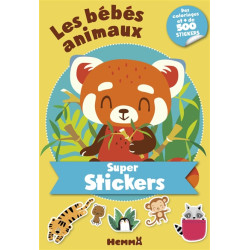 Les bébés animaux : super stickers - 9782508053276