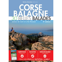 Corse, Balagne - 30 belles balades autour de Calvi et L'Ile-Rousse  4 ème édition - 9782846405782
