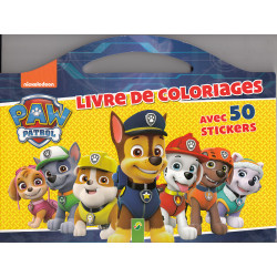Paw Patrol - Livre de coloriage + 50 stickers - 9783849911591