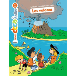 Les volcans : autocollants - 9782745979063