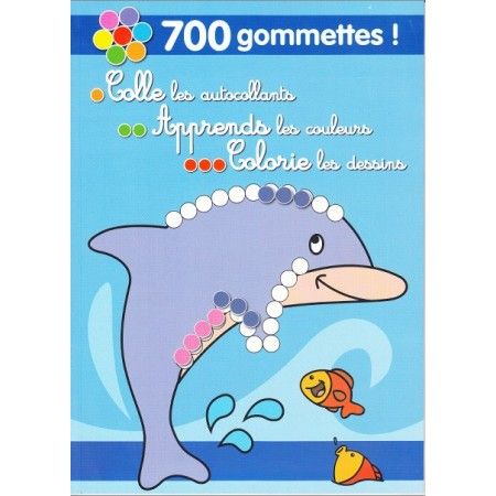 700 Gommettes !  (bleu)