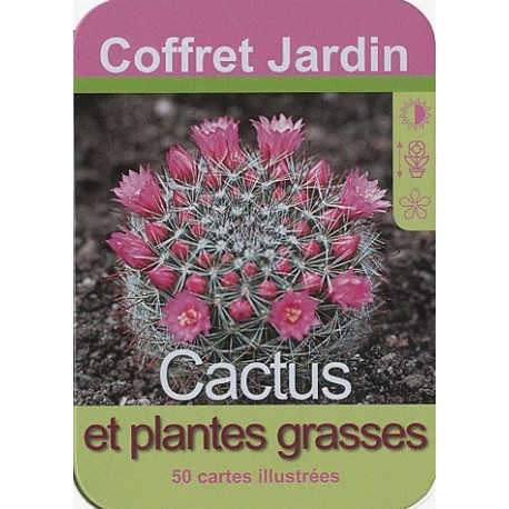 Cactus et plantes grasses - 50 cartes illustrées