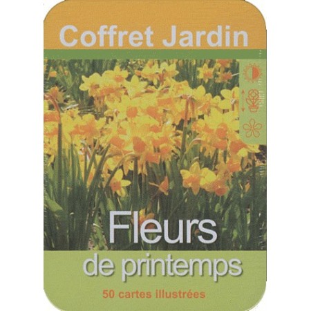 Fleurs de printemps - 50 cartes illustrées