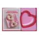 Recettes pour un cake d'amour - Coffret avec un emporte-pièce en forme de coeur