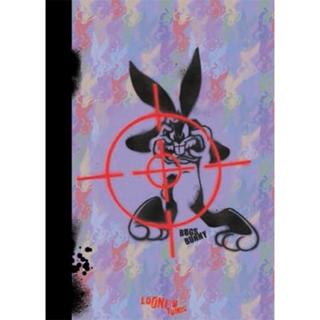 Carnet - Bugs Bunny graffity - Toucher peau de pêche