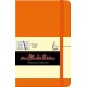 Carnet de notes - 9x14 - rigide - orange