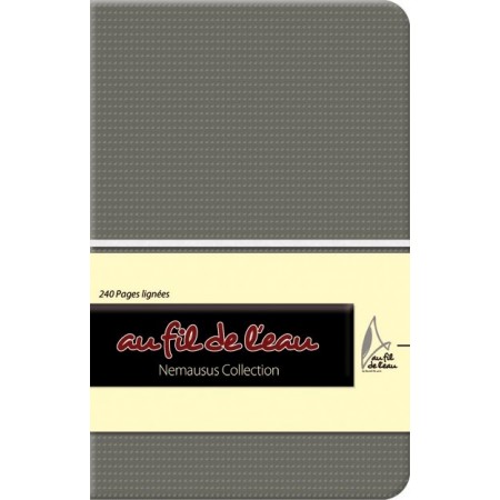 Carnet de notes - 9x14 - souple - gris