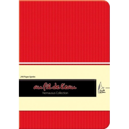 Carnet de notes - 12x17 - souple - rouge